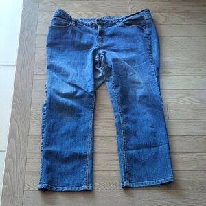 George Blue Straight Leg Jeans Classic Fit Size 18 Good Condition